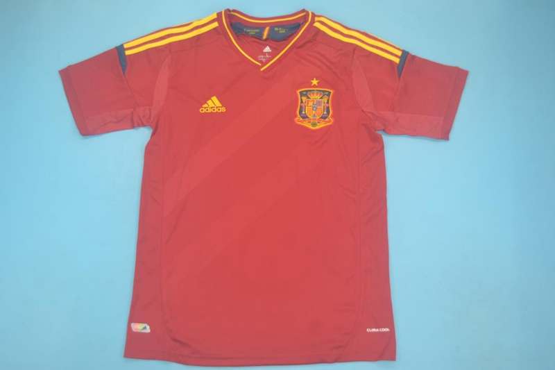 AAA(Thailand) Spain 2012 Home Retro Soccer Jersey