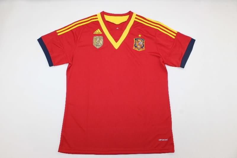 AAA(Thailand) Spain 2013 Home Retro Soccer Jersey