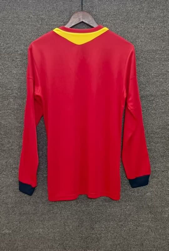 AAA(Thailand) Spain 2013 Home Long Sleeve Retro Soccer Jersey