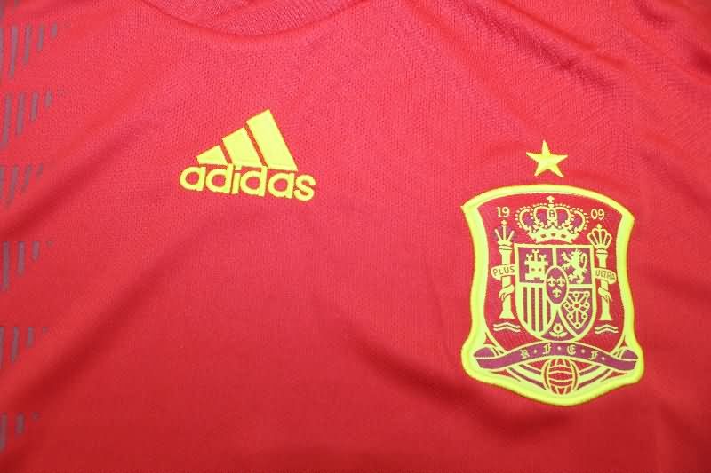 AAA(Thailand) Spain 2018 Home Retro Soccer Jersey