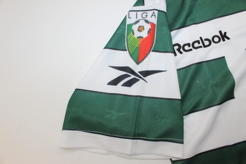 AAA(Thailand) Sporting Lisbon 2000/01 Home Retro Soccer Jersey