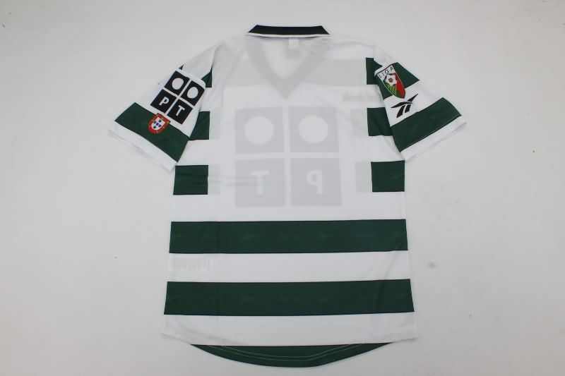 AAA(Thailand) Sporting Lisbon 2000/01 Home Retro Soccer Jersey