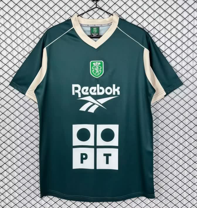 AAA(Thailand) Sporting Lisbon 2000/01 Training Retro Soccer Jersey AAA(Thailand) Sporting Lisbon 2000/01 Training Retro Soccer Jersey