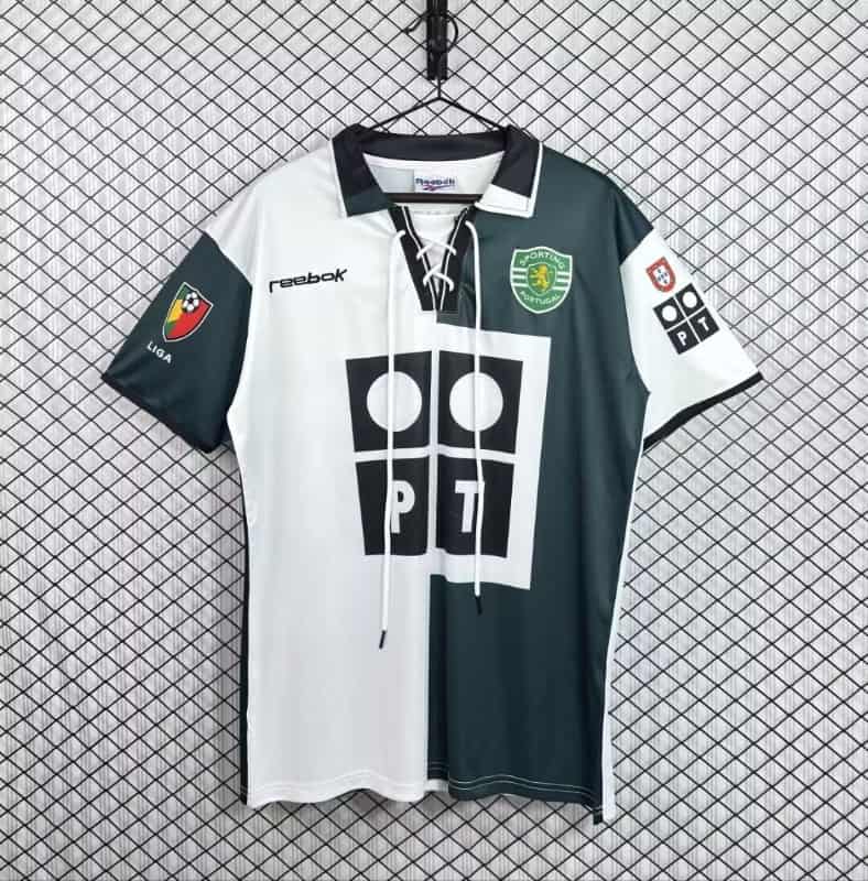 AAA(Thailand) Sporting Lisbon 2002/03 Third Retro Soccer Jersey AAA(Thailand) Sporting Lisbon 2002/03 Third Retro Soccer Jersey