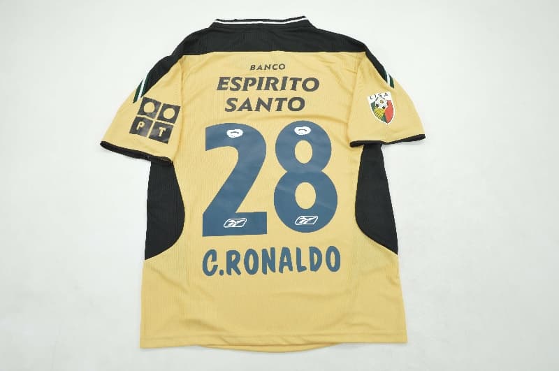 AAA(Thailand) Sporting Lisbon 2003/04 Away Retro Soccer Jersey