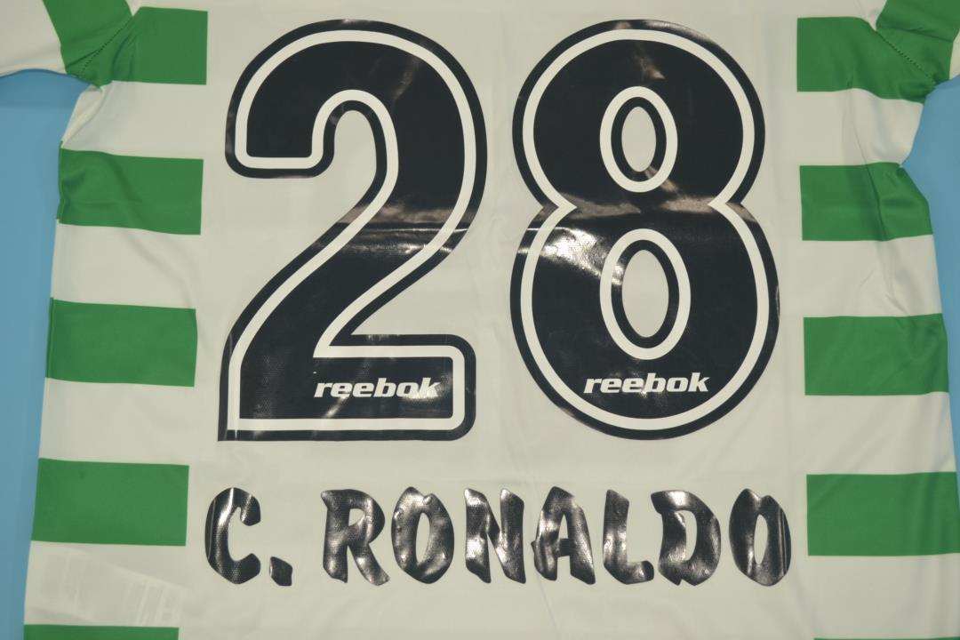 AAA(Thailand) Sporting Lisbon 2003/04 Home Retro Soccer Jersey