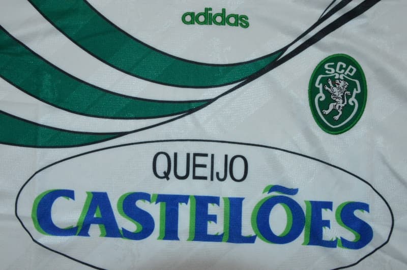 AAA(Thailand) Sporting Lisbon 1994/95 Away Retro Soccer Jersey