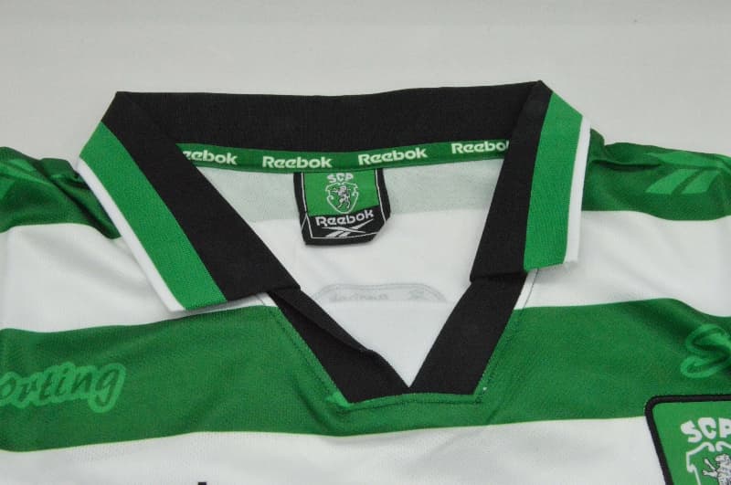 AAA(Thailand) Sporting Lisbon 1999/00 Home Retro Soccer Jersey