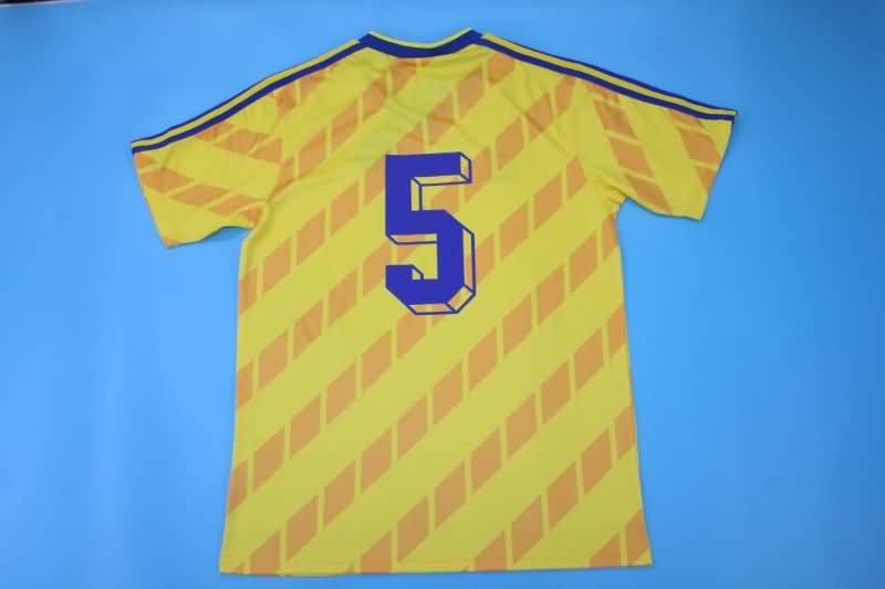 AAA(Thailand) 1988 Sweden Retro Home Soccer Jersey