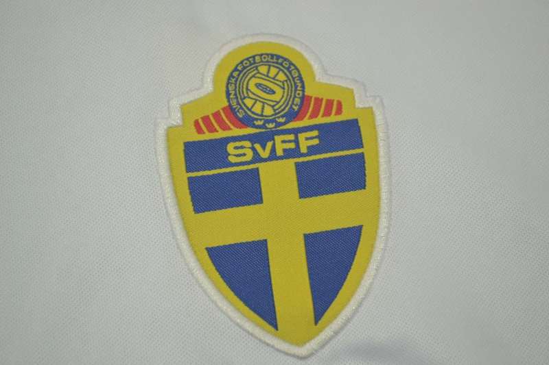 AAA(Thailand) Sweden 1994 Away Retro Soccer Jersey