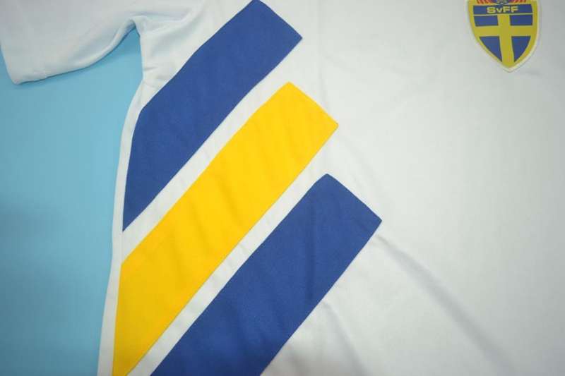 AAA(Thailand) Sweden 1994 Away Retro Soccer Jersey