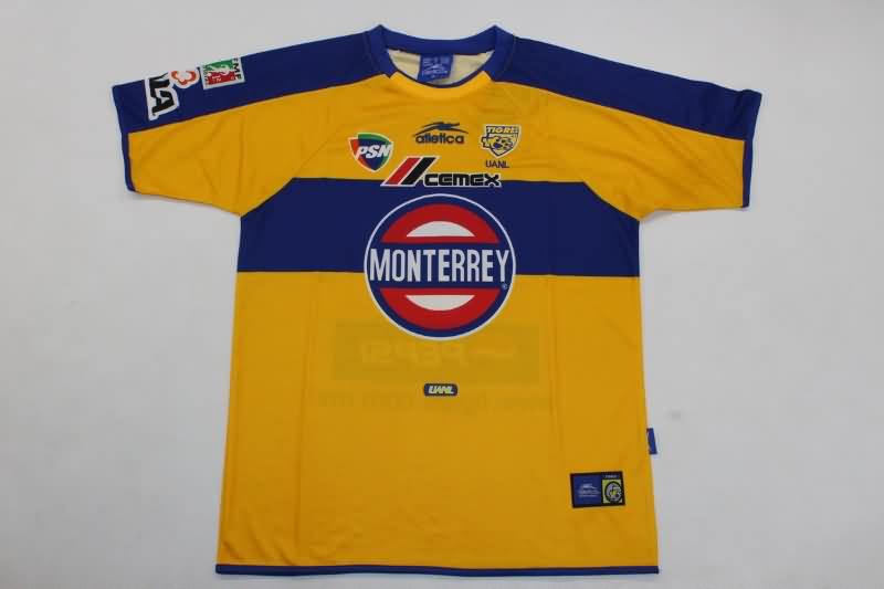 AAA(Thailand) Tigres UANL 2001/02 Home Retro Soccer Jersey