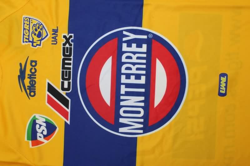 AAA(Thailand) Tigres UANL 2001/02 Home Retro Soccer Jersey