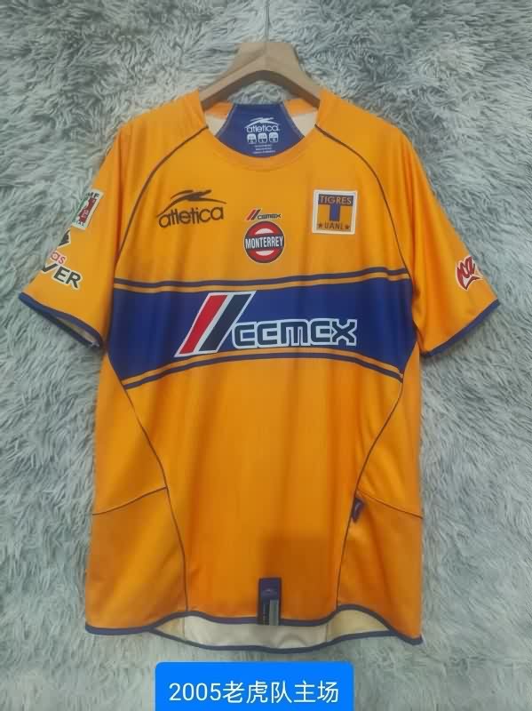 AAA(Thailand) Tigres UANL 2005/06 Home Retro Soccer Jersey AAA(Thailand) Tigres UANL 2005/06 Home Retro Soccer Jersey
