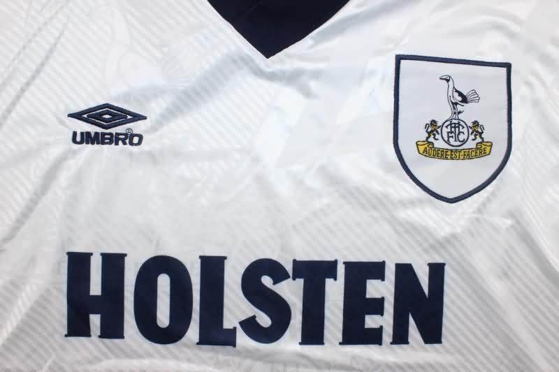 AAA(Thailand) Tottenham Hotspur 1994/95 Home Retro Soccer Jersey