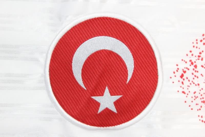 AAA(Thailand) Turkey 1990 Away Retro Soccer Jersey