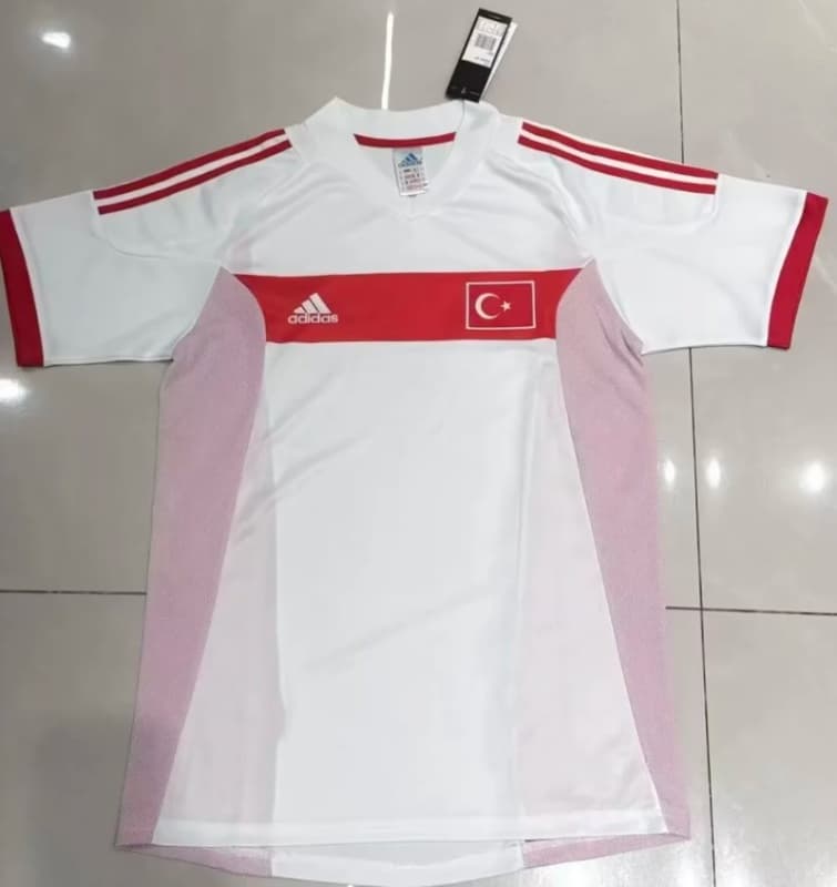 AAA(Thailand) Turkey 2002 Away Retro Soccer Jersey