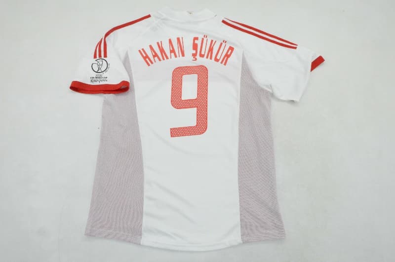 AAA(Thailand) Turkey 2002 Away Retro Soccer Jersey