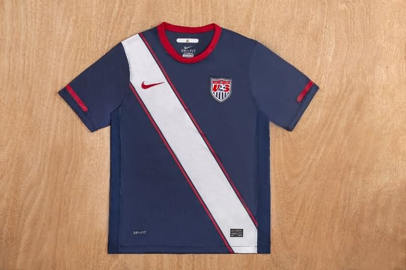 AAA(Thailand) USA 2010 Away Retro Soccer Jersey