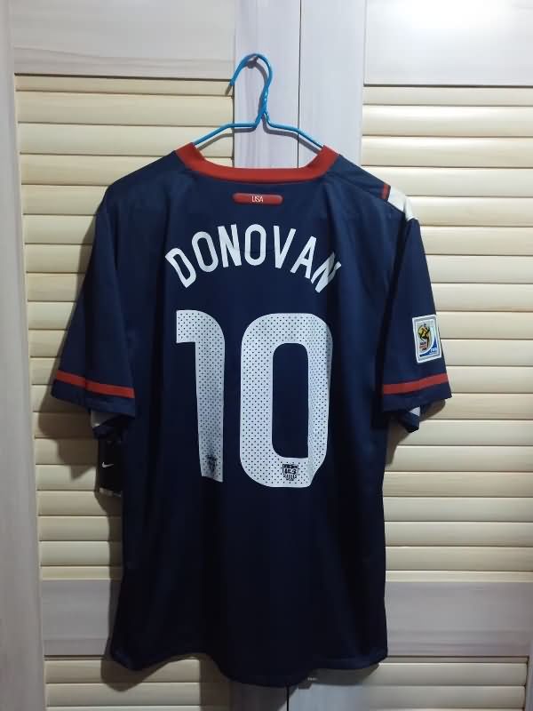 AAA(Thailand) USA 2010 Away Retro Soccer Jersey