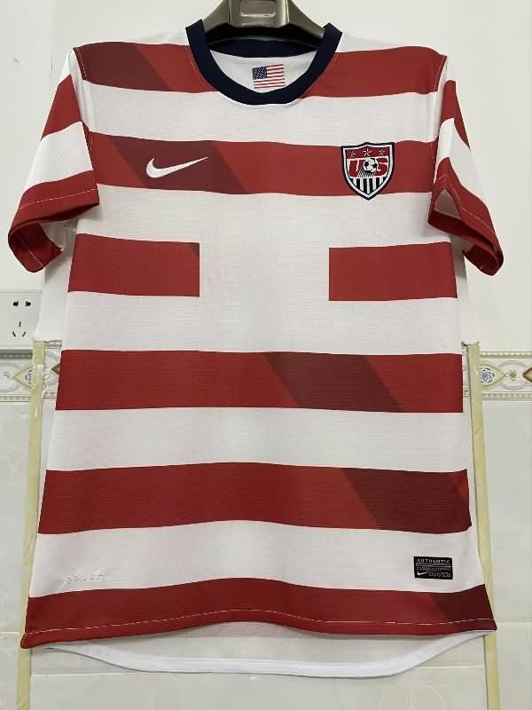 AAA(Thailand) USA 2013 Home Retro Soccer Jersey