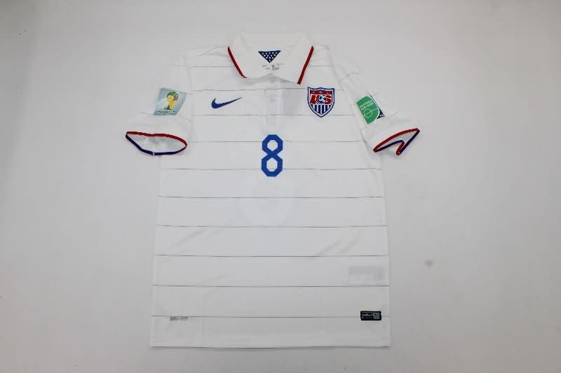 AAA(Thailand) USA 2014 Home Retro Soccer Jersey