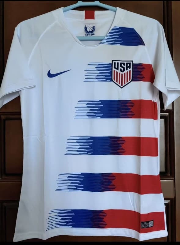 AAA(Thailand) USA 2018 Home Retro Soccer Jersey