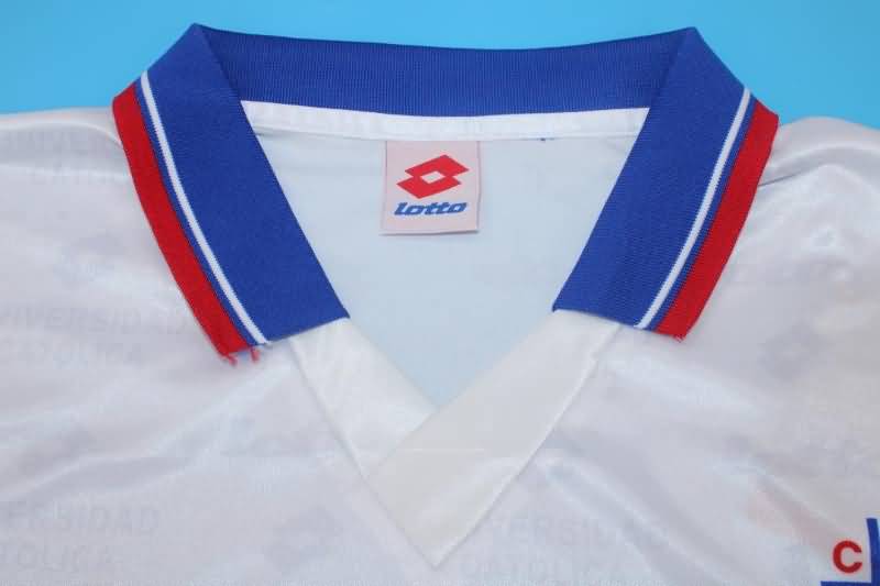 AAA(Thailand) Universidad Catolica 1996 Home Long Slevee Retro Soccer Jersey