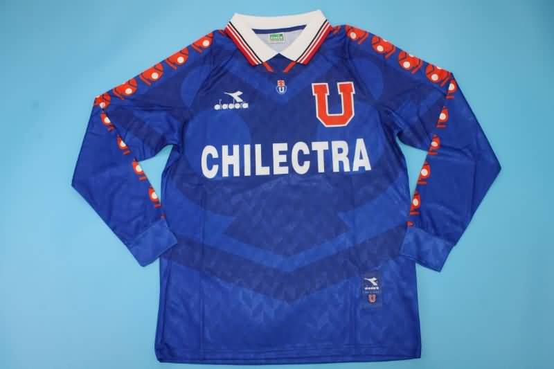 AAA(Thailand) Universidad Chile 1996 Home Long Sleeve Retro Soccer Jersey