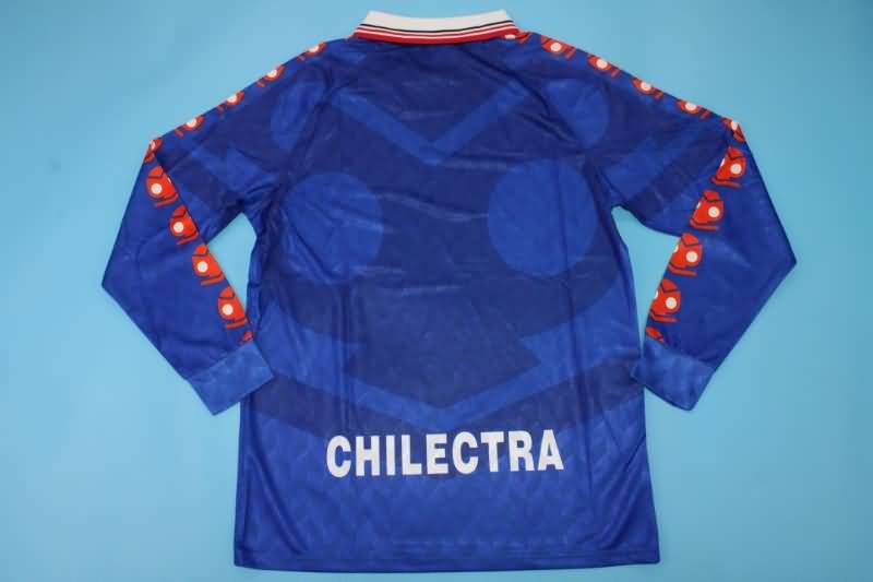 AAA(Thailand) Universidad Chile 1996 Home Long Sleeve Retro Soccer Jersey