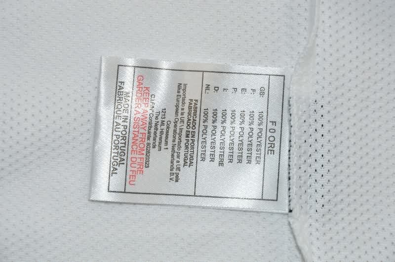 AAA(Thailand) Valencia 2000/01 Home Long Sleeve Retro Soccer Jersey