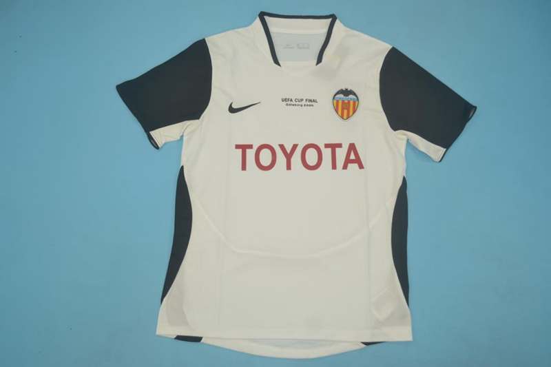 AAA(Thailand) Valencia 2003/04 Home Retro Soccer Jersey