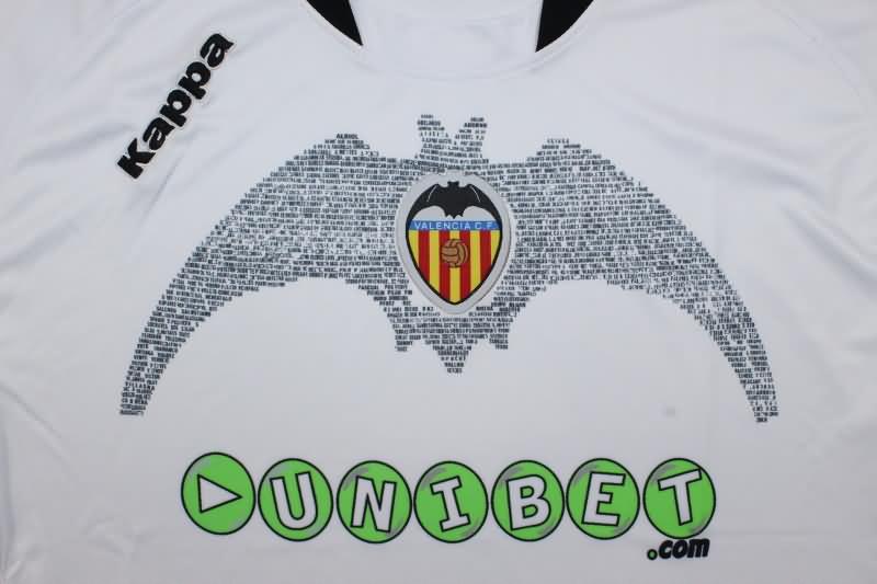 AAA(Thailand) Valencia 2009/10 Home Retro Soccer Jersey