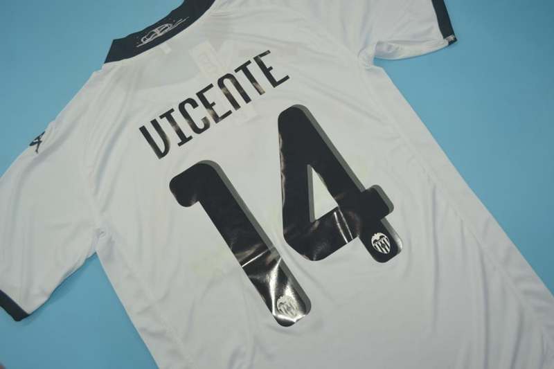 AAA(Thailand) Valencia 2009/10 Home Retro Soccer Jersey