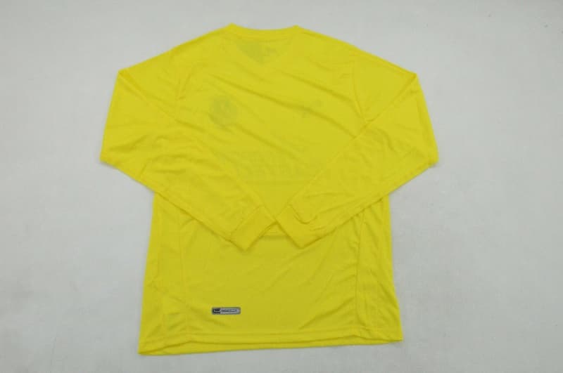 AAA(Thailand) Villarreal 2008/09 Home Long Sleeve Retro Soccer Jersey