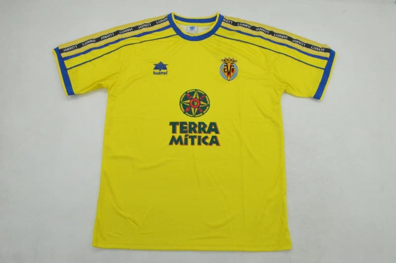 AAA(Thailand) Villarreal 1998/99 Home Retro Soccer Jersey AAA(Thailand) Villarreal 1998/99 Home Retro Soccer Jersey