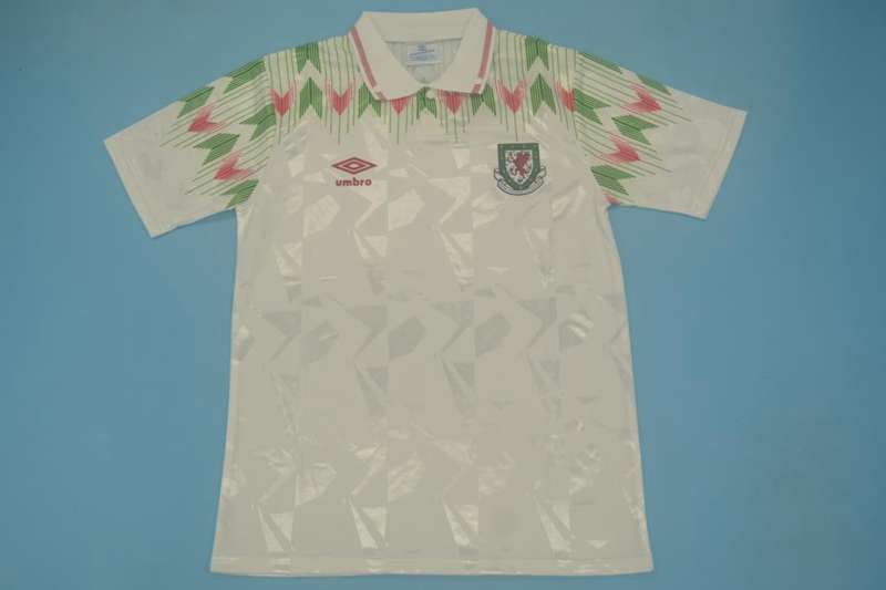 AAA(Thailand) Wales 1990/92 Away Retro Soccer Jersey