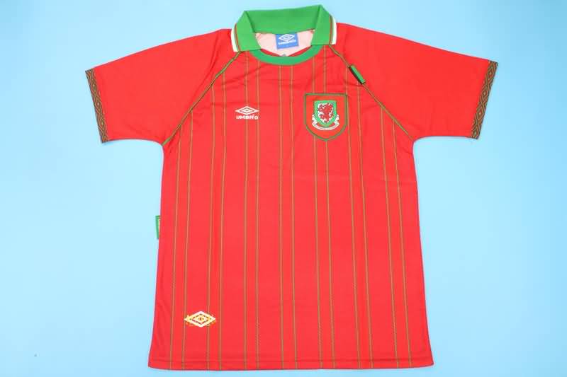 AAA(Thailand) Wales 1994/96 Home Retro Soccer Jersey