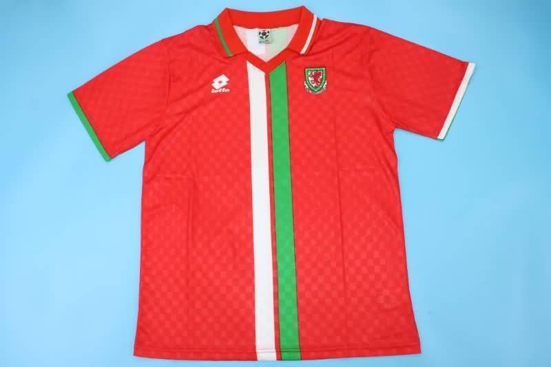 AAA(Thailand) Wales 1996/98 Home Retro Soccer Jersey