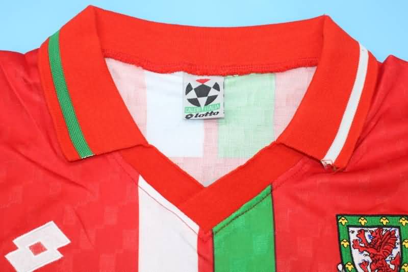 AAA(Thailand) Wales 1996/98 Home Retro Soccer Jersey