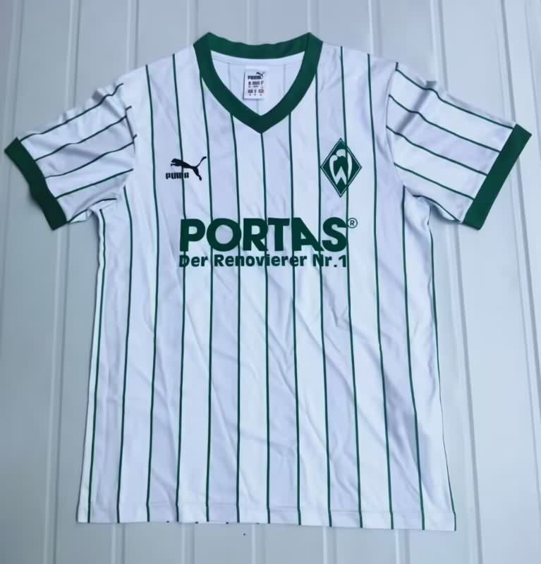 AAA(Thailand) Werder Bremen 1987/88 Home Retro Soccer Jersey