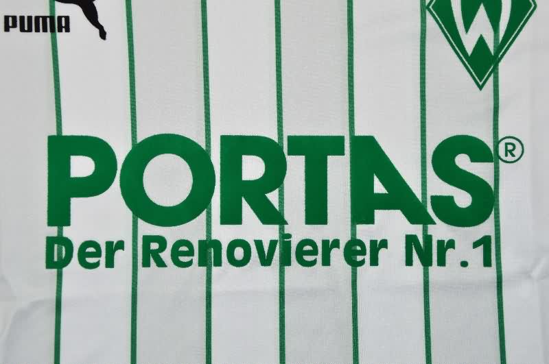 AAA(Thailand) Werder Bremen 1987/88 Home Retro Soccer Jersey