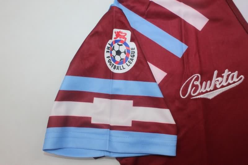 AAA(Thailand) West Ham 1991/92 Home Retro Soccer Jersey