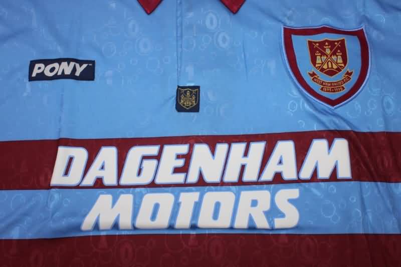 AAA(Thailand) West Ham 1995/97 Away Retro Soccer Jersey