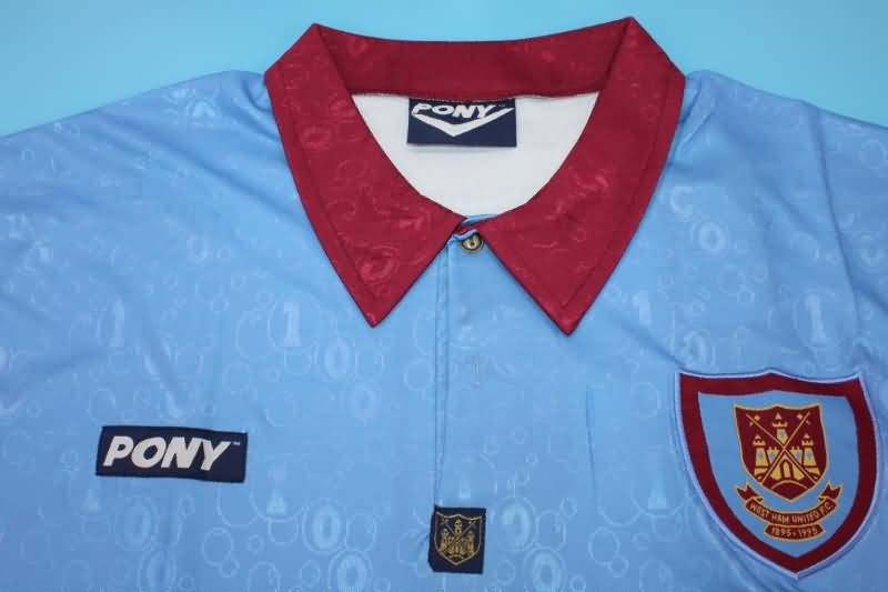 AAA(Thailand) West Ham 1995/97 Away Retro Soccer Jersey