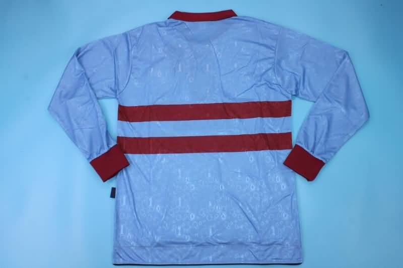 AAA(Thailand) West Ham 1995/97 Away Long Sleeve Retro Soccer Jersey