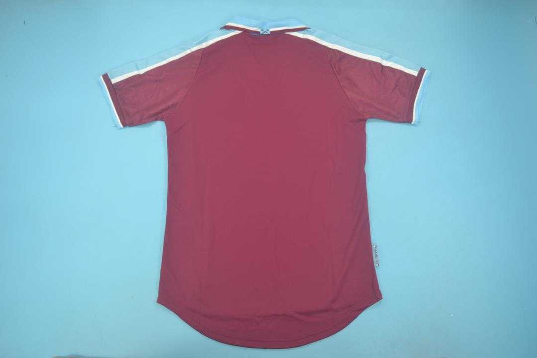 AAA(Thailand) West Ham 1999/01 Home Retro Soccer Jersey