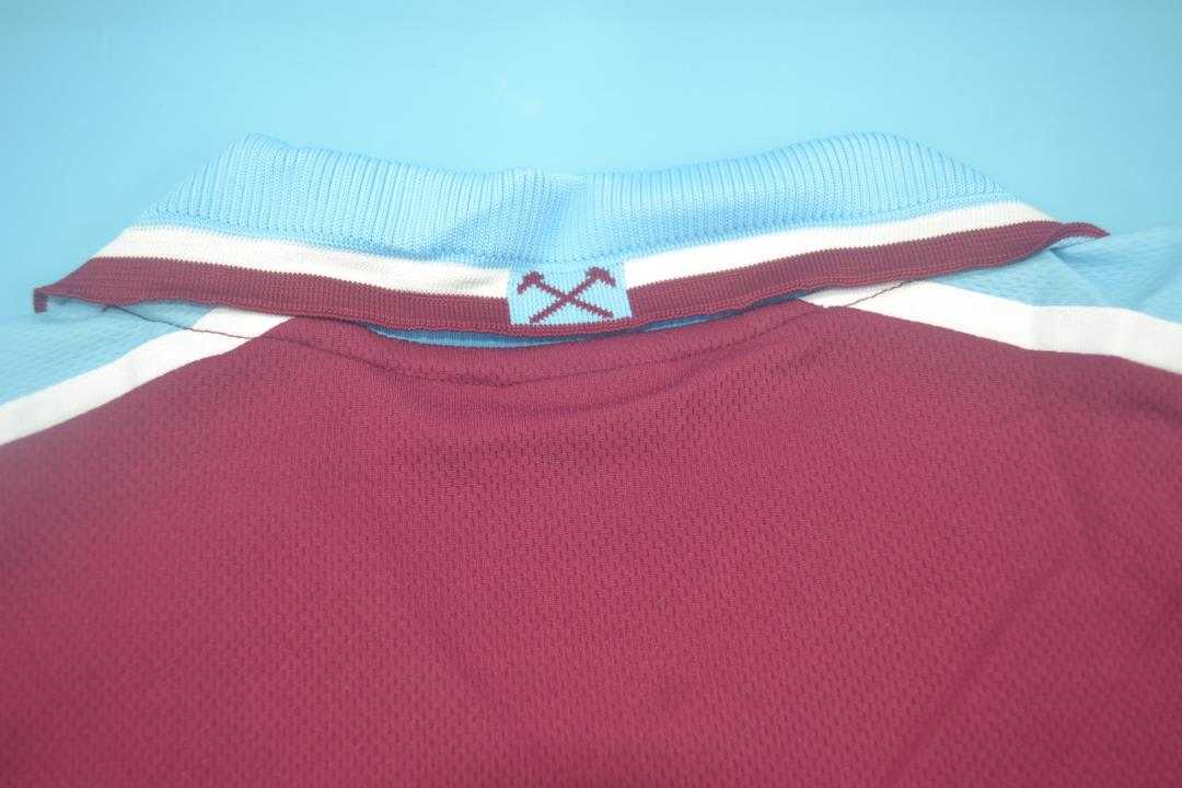 AAA(Thailand) West Ham 1999/01 Home Retro Soccer Jersey