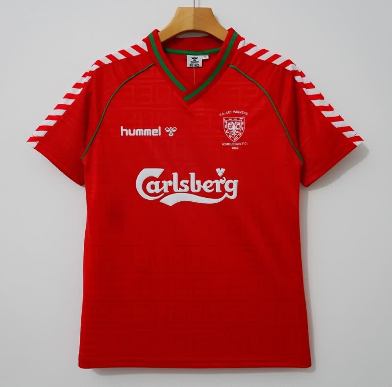 AAA(Thailand) Wimbledon 1988/89 Away Retro Soccer Jersey AAA(Thailand) Wimbledon 1988/89 Away Retro Soccer Jersey