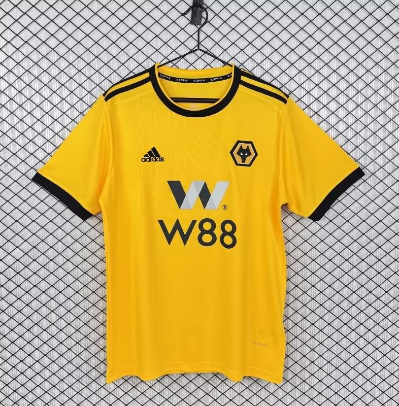 AAA(Thailand) Wolves 2018/19 Home Retro Soccer Jersey AAA(Thailand) Wolves 2018/19 Home Retro Soccer Jersey